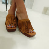 Bella Fringe Heel