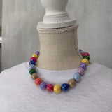 Vacation Mode Beaded Necklace - Vibrant