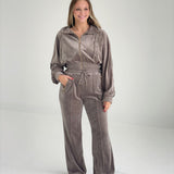 Jasmine Velour Tracksuit - K Coco