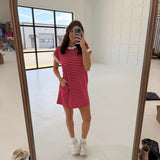 Agenda Is Comfort Dress - Ruby