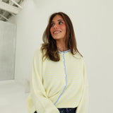 Lanie Striped Cardi - Yellow