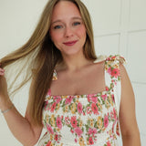 Mirror Mirror Midi Dress - Pink Multi