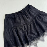 Lacey Lacey Mini Skirt - Black