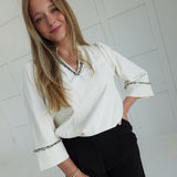 Lois Embellished Blouse