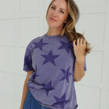 Comet Tee - Dusty Indigo