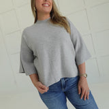 Belles Dowry Sweater - Heather Grey
