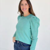 Back For Basics Sweater - Polar Green