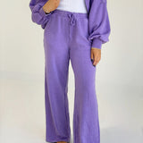 Lazy Tranquil Sweatpants - Lavender