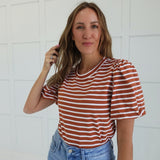 Summer Flare Top - Adobe