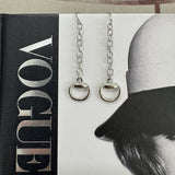 Metal Chain Drop Earrings