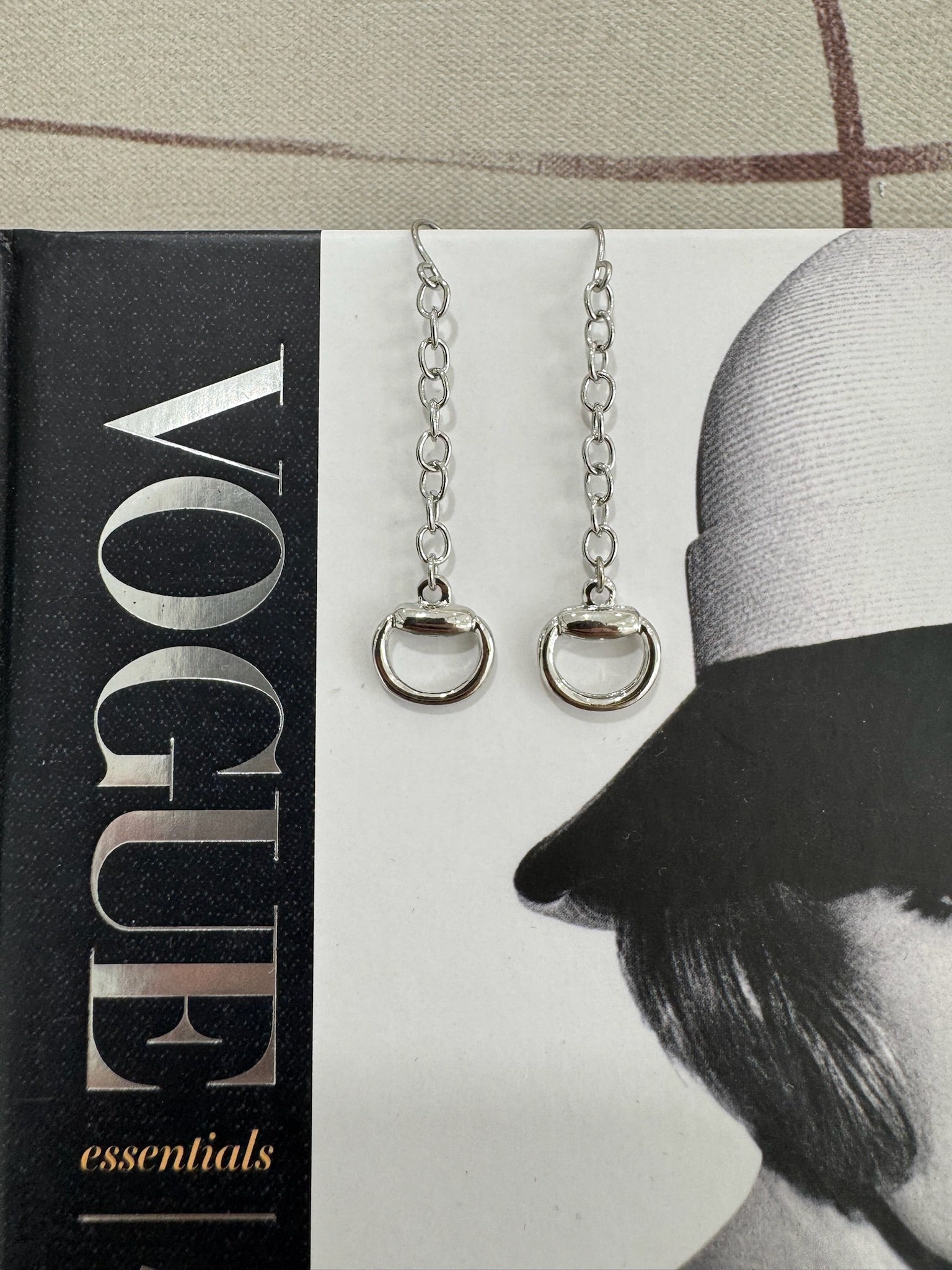 Metal Chain Drop Earrings