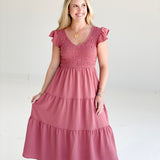 Mirror Mirror Dress - Mauve