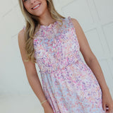 Misty Ruffle Midi Dress