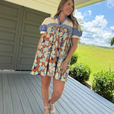 Holland Mixed Print Dress