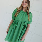 My Downfall Mini Dress - Green