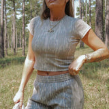 Ribbed Tee - Greenleaf - Tribe Kelley