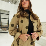 Dot to Dot Jacket - Taupe