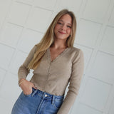 Beg For You Cardi Top