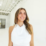 Ritzy Halter Top - Ivory