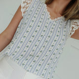 Ivy Top - Blue
