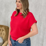 The Best Of Short Sleeve Sweaters - Tomato