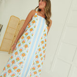 Dippin' Daisy Midi Dress - Blue