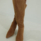 Show Out Knee High Boots - Camel