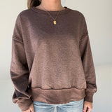 Coziest Pullover - Brown