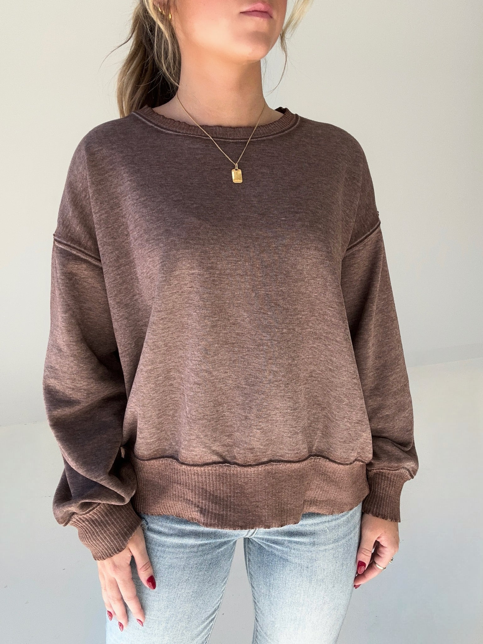 Coziest Pullover - Brown