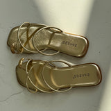 Hilly Toe Ring Sandal - Gold