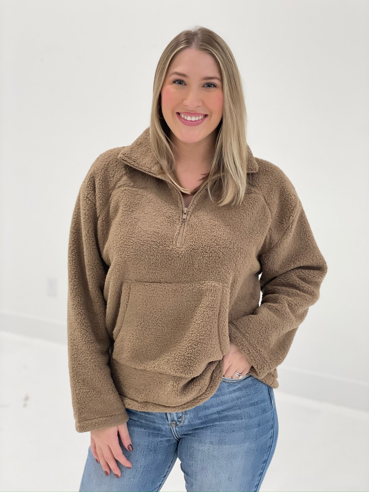 Coziest of Cozy Pullover - Mocha