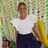 Chicot Ruffle Top