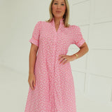 MidWay Midi Dress - Blush Mix