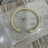 Gold Metal Cuff Bracelet