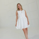Bushel + Peck Mini Dress - Off White