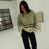 Autumn Air Sweater - Olive