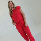 Offset Terry Set - Ruby