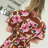 Pink Harvest Mini Dress