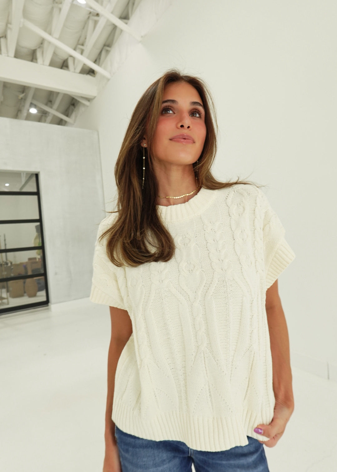 Side Quest Sweater - Cream