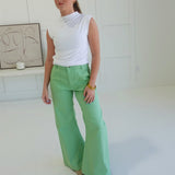 Emerson Flare Pants - Emerald