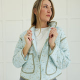 Fable of Winter Jacket - Sage Multi