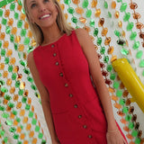 Higher Class Mini Dress - Red