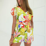 Tropics Belted Romper