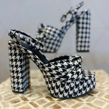 Bryant Houndstooth Heel