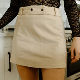 Britton Mini Skirt - Sand