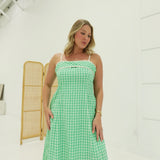 Farah Midi Dress - Green