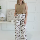 Nance Leopard Print Pants