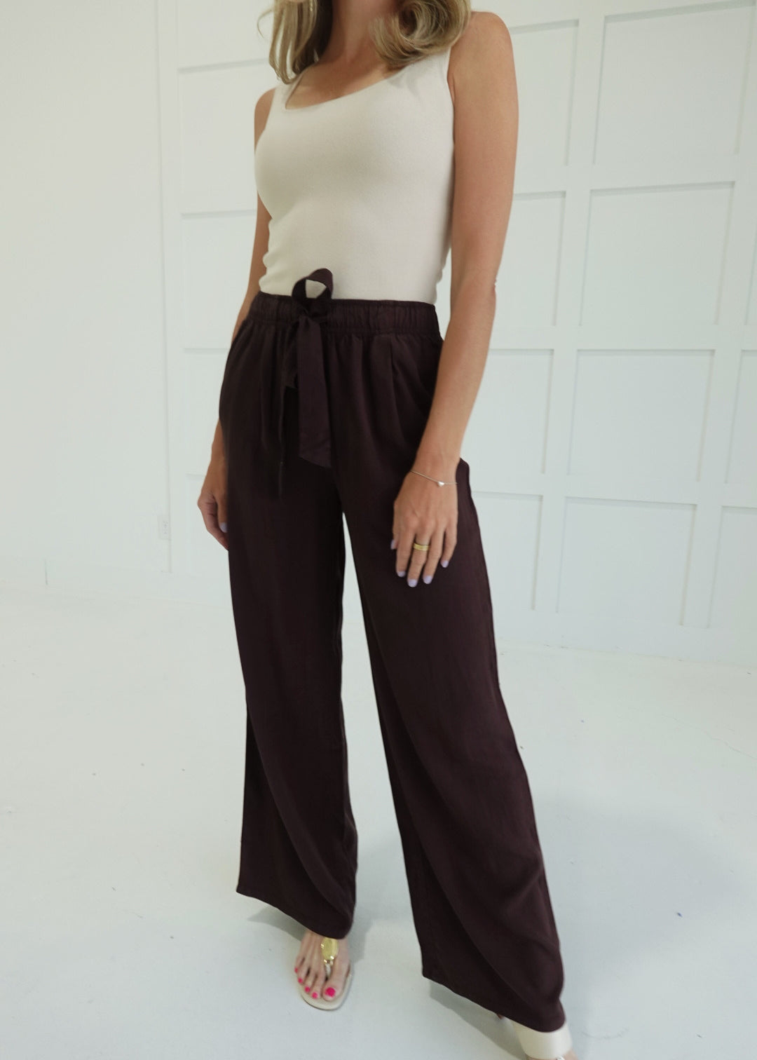 Danya Tencel Pants - Choco