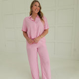 Clean Lines Set - Pink/White