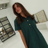 Jeanie Mini Dress - Hunter